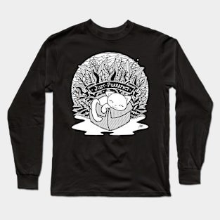 It It Fits Line Art Illustration with Quote Long Sleeve T-Shirt